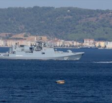 Rus askeri gemisi Çanakkale Boğazı'ndan  geçiş yaptı