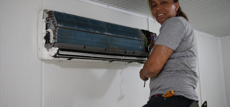 “Sermin usta”nın tamir ettiği buzdolabı ve klimalar bir daha bozulmuyor