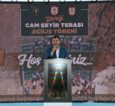 Sivas'ta adrenalin tutkunlarını ağırlayacak “cam seyir terası” ziyarete açıldı