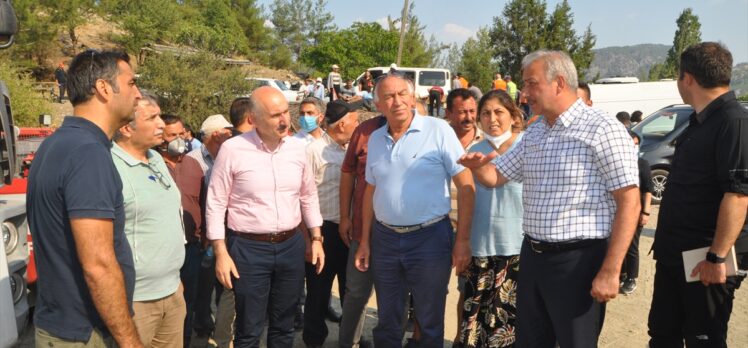 Ulaştırma ve Altyapı Bakanı Karaismailoğlu, Köyceğiz'deki orman yangınlarıyla ilgili bilgi aldı:
