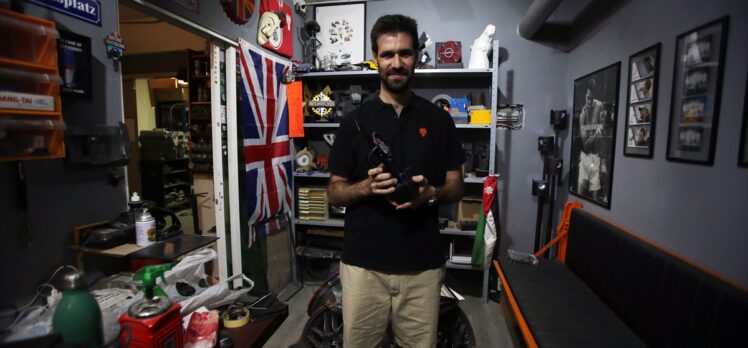 Ürdünlü genç tasarımcı, kullanılmış otomobil parçalarını ev eşyalarına dönüştürüyor