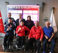 2020 Tokyo Paralimpik Oyunları'nda madalya kazanan Abdullah ve kardeşi Ali Öztürk, Trabzon'da basın toplantısı yaptı