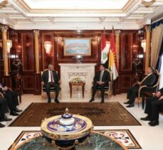 CHP heyeti Erbil'de IKBY Başkanı Barzani ile görüştü