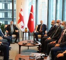 Cumhurbaşkanı Erdoğan, New York'ta Gürcistan Başbakanı Garibaşvili'yi kabul etti.