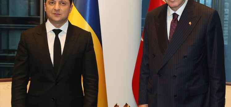 Cumhurbaşkanı Erdoğan, New York'ta, Ukrayna Devlet Başkanı Zelenskiy ile bir araya geldi