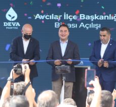 DEVA Partisi Genel Başkanı Ali Babacan, partisinin Avcılar ilçe binasını açtı