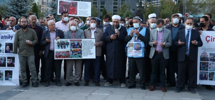 Erzurum'da Çin'in “Doğu Türkistan” politikası protesto edildi