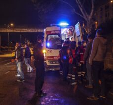 Esenler'de zincirleme trafik kazasında ikisi kadın 5 kişi yaralandı