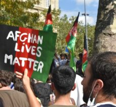 Fransa'da, Afganistan halkına destek amacıyla gösteri düzenlendi