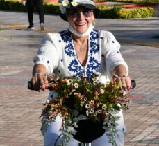 Gaziantep'te “Süslü Kadınlar Bisiklet Turu” düzenlendi