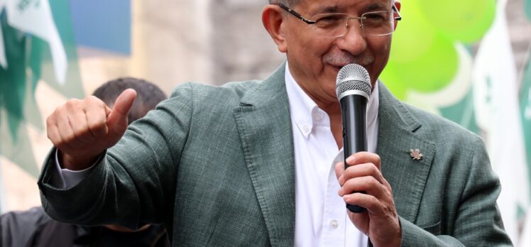 Gelecek Partisi Genel Başkanı Davutoğlu, Sivas'ta partisinin il başkanlığının açılışını yaptı