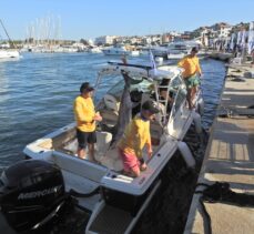 İzmir'de açık deniz balıkçılık turnuvasında ilk gün tamamlandı