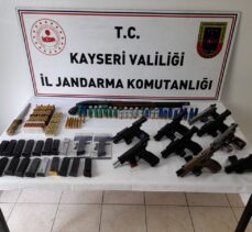 Kayseri'de silah ticareti yapanlara yönelik operasyonda 9 zanlı yakalandı