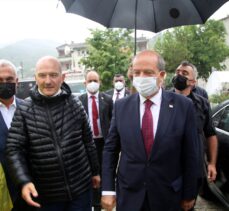 KKTC Cumhurbaşkanı Tatar'dan, sel felaketinin yaşandığı Bozkurt'a “geçmiş olsun” ziyareti