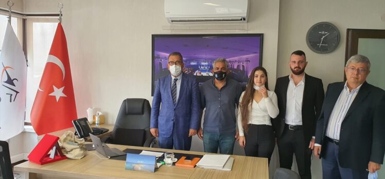 KKTC Okçuluk Federasyonu Başkanı Serhat Deniz'den TOF Başkanı Abdullah Topaloğlu'na ziyaret
