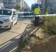 Konya'da hafif ticari aracın çarptığı motosikletli kurye hayatını kaybetti