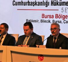 MHP'nin “Güçlü Siyaset, Lider Türkiye, Hedef 2023” toplantılarının ilki Bursa'da yapıldı
