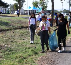 Tekirdağ'da Dünya Temizlik Günü kapsamında çevre temizliği yapıldı