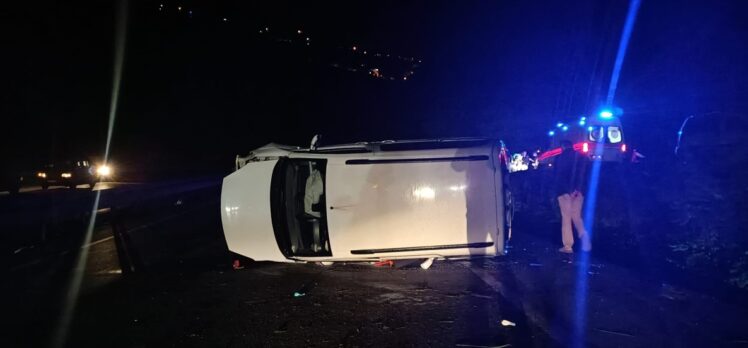Trabzon'da meydana gelen trafik kazasında 1 kişi hayatını kaybetti, 3 kişi yaralandı