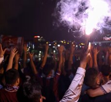 Trabzonspor'un kuruluşunun 54. yılı İstanbul'da meşalelerle kutlandı