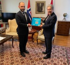 AA Genel Müdür Yardımcısı Özhan, Türkiye'nin Oslo Büyükelçisi Çorman'a nezaket ziyaretinde bulundu