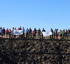 Alman doğa yürüyüşçüleri Kula Volkanik Jeoparkı'nı ziyaret etti