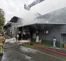 GÜNCELLEME- Avcılar'da iş yerinde çıkan yangın söndürüldü