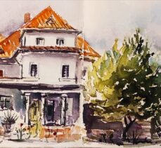 Avrupa'dan 30'a yakın sanatçı Türkiye'nin Prag Büyükelçiliği rezidansını resmetti