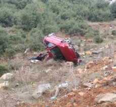 Başakşehir'de otomobilin şarampole devrilmesi sonucu 2 kişi yaralandı