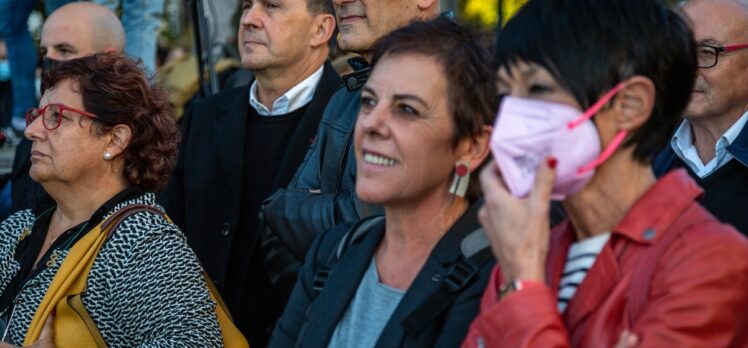 Bask'ta ETA mahkumlarına destek gösterisi düzenlendi