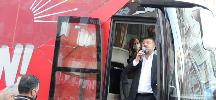 CHP Kadın Kolları Genel Başkanı Nazlıaka, Malatya'da vatandaşlara hitap etti:
