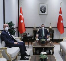 Cumhurbaşkanı Yardımcısı Oktay, YÖK Başkanı Özvar'ı kabul etti