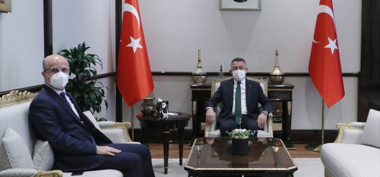 Cumhurbaşkanı Yardımcısı Oktay, YÖK Başkanı Özvar'ı kabul etti