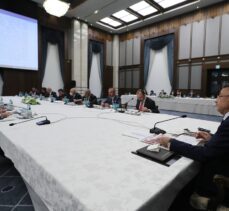 Cumhurbaşkanlığı Külliyesi'nde ihracatın geliştirilmesine yönelik toplantı yapıldı