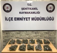 Gaziantep'te evinde 1,4 kilogram esrar ele geçirilen zanlı tutuklandı