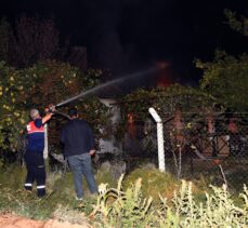 Kırıkkale'de müstakil evde çıkan yangın hasara neden oldu