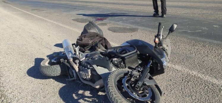 Konya'da takla atan motosikletin sürücüsü öldü