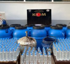 Malatya'da 2 bin 297 litre sahte içki ele geçirildi