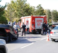 Maltepe'deki trafik kazasında 2 kişi yaralandı