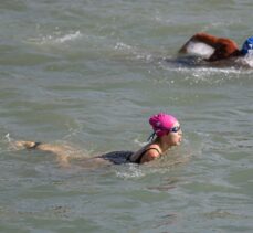 Mersin'de düzenlenen Soli Pompeiopolis Yüzme Maratonu başladı