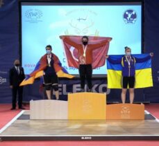 Milli halterci Sera Yenigün, Avrupa'da biri altın 3 madalya kazandı