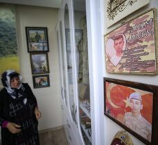 Şehit ailesi, evini oğullarının hatırası eşya ve fotoğraflarla donattı
