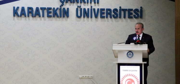 TBMM Başkanı Şentop, Karatekin Üniversitesi Akademik Yılı Açılış Töreni'nde konuştu: