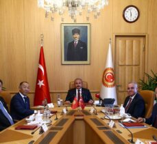 TBMM Başkanı Şentop, Kırgızistan Enerji ve Sanayi Bakanı Bekmurzaev'i kabul etti:
