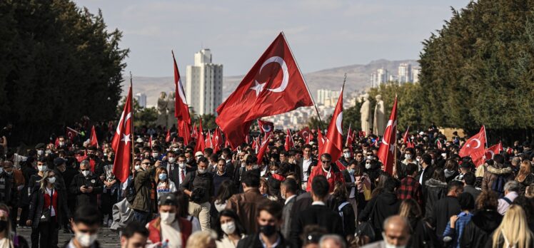 TGB'den 29 Ekim Cumhuriyet Bayramı dolayısıyla “Gençlik Yürüyüşü”