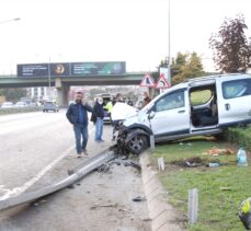 Ümraniye'deki trafik kazasında 4 kişi yaralandı