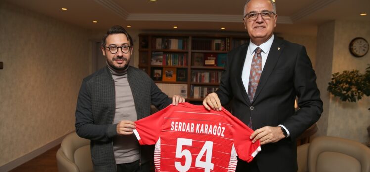 AA Genel Müdürü Karagöz, Voleybol Federasyonu Başkanı Üstündağ'ı kabul etti