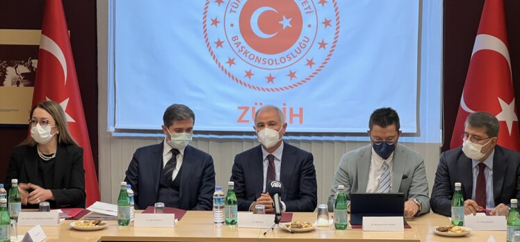 AK Parti Genel Başkan Yardımcısı Ala, Zürih'te Türk STK'lerin temsilcileriyle görüştü: