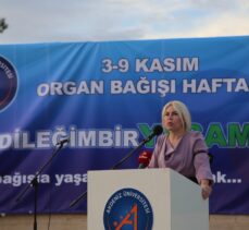 Antalya'da dilek balonları uçurarak organ bağışı çağrısı