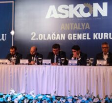 ASKON Antalya Şubesi'nde yeni yönetim belirlendi